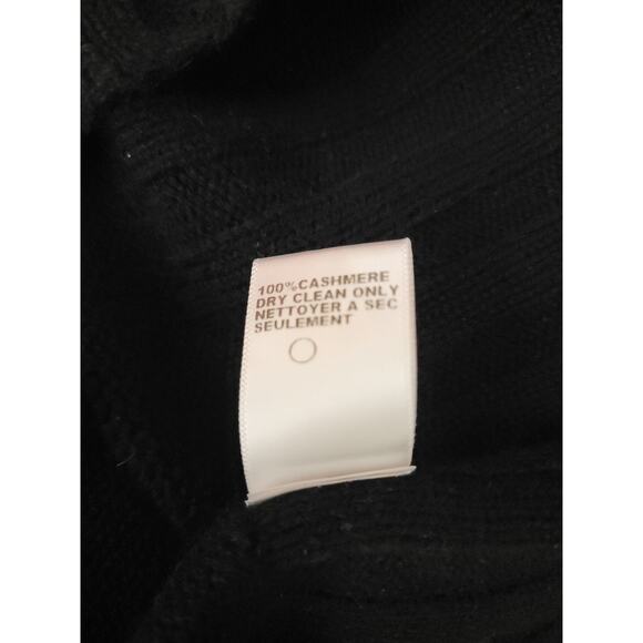 James Perse Knit Cardigan Longline Sz 2 Mock Neck Button Front 100% Cashmere - Picture 12 of 12